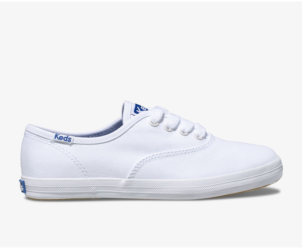 Zapatillas Keds Niños Blancas - Champion Cvo - 136-RUCTYB